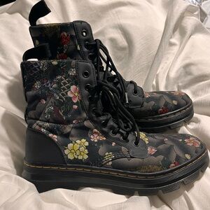 Doc Dr Martens Combs Koi Fish Tattoo Boot Size Womens 9
